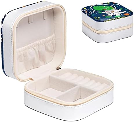 Mini Travel Protable накит кутија за прстен, приврзоци, обетки, кутија за организатор на ѓердан, роденденски подароци диносаурус