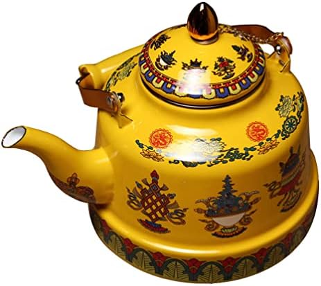 - Вода од чајник потопла керамички чај сад ретро емајл кинески чај чај голем порцелан кој служи чајник за лабав чај затегнат чај зимски вода