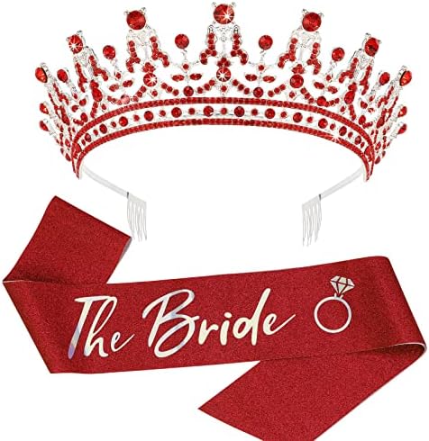 Невестата на Ондер да биде поставена кристална невеста за да биде круна и да се појави за забавата на диплома, сјајна тиара + сјај, за невестата