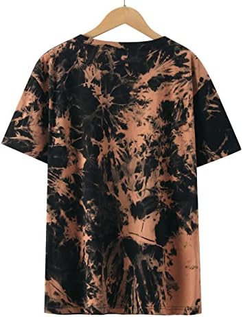 Одмор врвови за жени западна гроздобер маица лабава вклопена излегување на блуза лето кратки ракави панк -врвни тунични маички 2023