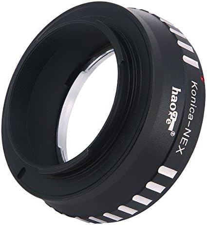 Haoge Manual Lens Mount Adapter for Konica AR Mount Lens to Sony E Mount NEX Camera as a3000 a3500 a5000 a5100 a6000 a6400 a6500 A7 A7R