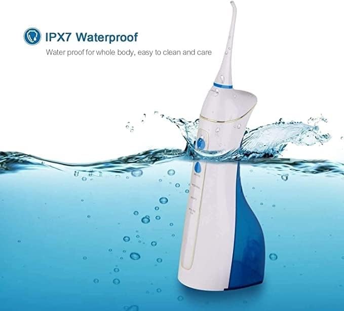 Eyearn Вода Флоссер професионален забен наводнувач безжични заби - преносен и полнење IPX7 водоотпорен 3 режими Вода со вода со чиста вода за