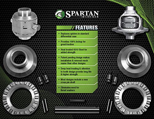 Спартански шкафче за стандардна опрема за Дана 44 диференцијал со 30 сплински оски, челик