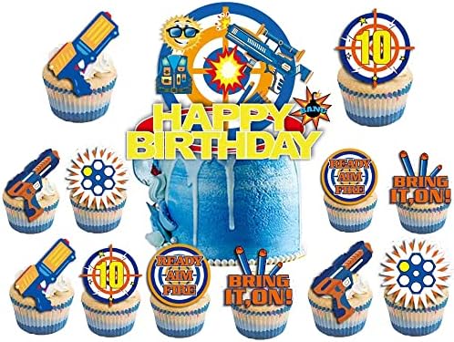 25 ПАРЧИЊА Материјали за Роденденска Забава нерф, Блузи За Роденденска Забава нерф За Подароци За Роденденски Забави За Деца
