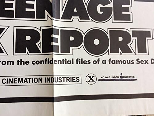 Тинејџерски Секс Извештај, гроздобер 1968 тинејџерски експлоатација филм постер, 27х41