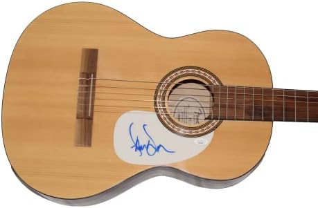 Адам Дуриц потпиша автограм со целосна големина Фендер Акустична гитара Б/ Jamesејмс Спенс автентикација JSA COA - Сателити, овој пустински