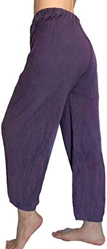 Gfwhan женски плетени обични панталони модни разноврсни спортски панталони јога панталони еластични обични панталони