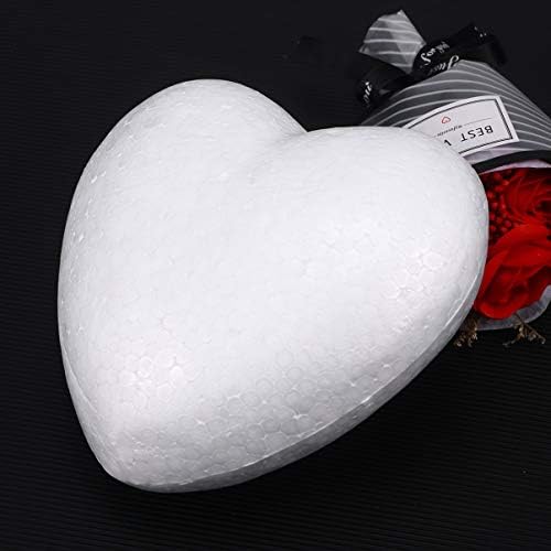 Nuobesty срцева пена топки занаетчиски пена срца срце во облик на полистирен пена топки сфери Божиќна свадба цвет аранжман DIY уметности