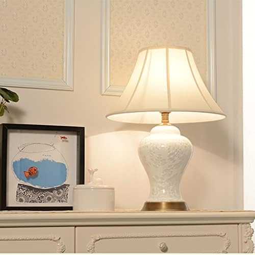 Lysldh домашна дневна соба студија за декорација табела за ламба европски стил бел кристален глазура спална соба за кревети