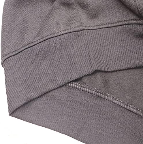Yeou unisex аниме печатење худи хип хоп џемпери костуми панталони со двојно џемпер за џемпери за џемпери поставени за мажи жени