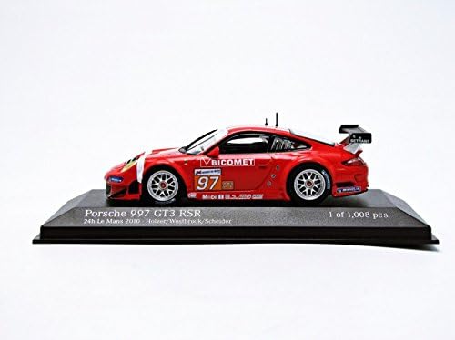 Minichamps 41010106997 1:43 Scale 2011 Porsche 997 GT3 RSR 97 Le Mans Die Cast Model