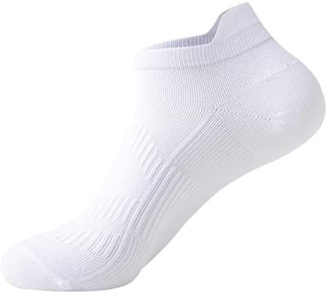 Томили 6 пара атлетски чорапи за трчање меки чорапи за компресија на глуждот со ниски исечени мажјак за жени жени