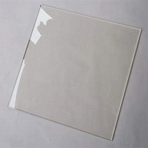 Акрилен плексиглас пластичен лист 4,5мм - 3/16 x 12 x 12 чиста пакет од 6 парчиња