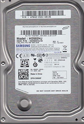 Samsung HD502HJ 500GB, FW 1AJ10006, А, SATA 3.5 Хард Диск