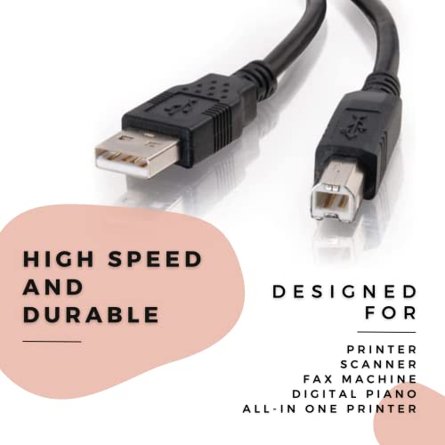 DIGITMON 3FT USB Синхронизација На Податоци За Полнач Кабел За Напојување За Fujitsu scannap iX1500 Делукс Скенер На Документи