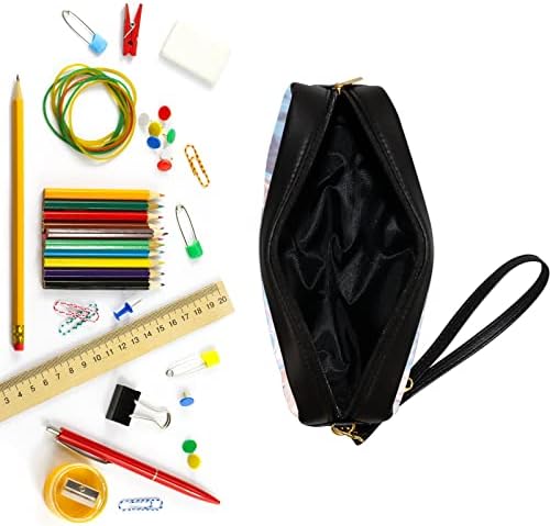 Colourlife Pencil Case торби Апстрактна мермерна текстура кожа патент торбичка торба шминка козметичка торба држач за моливи