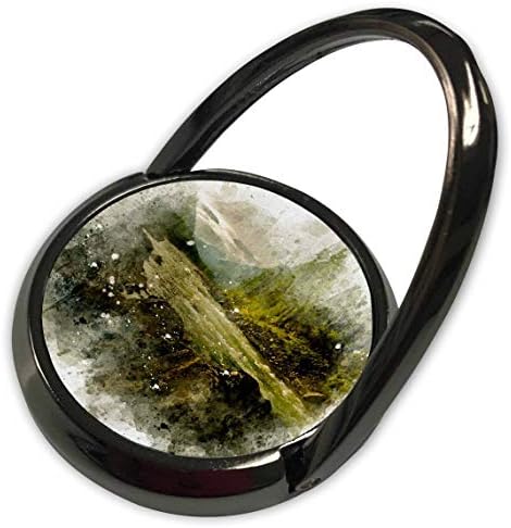 3drose Ана Мари Баг - Импресионистичка мешана медиумска уметност - Слика на акварел бела вода река во планините уметност - Телефонски прстен