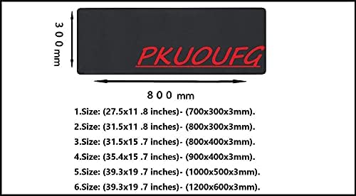 Pkuoufg цртан филм образец креативност игри глушец PRO PRO Gaming Pad Pad Part Surface оптимизирана за брзина зашиени анти -расправии на рабовите x големи