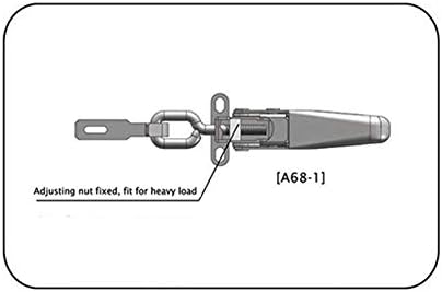 Прицврстувачи за прицврстување на теми за прилагодување на тешка опрема HASP A68-1 брави на камиони