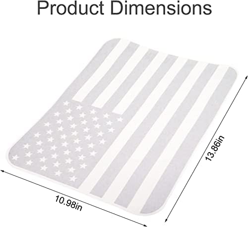 Американско Американско Знаме Винил Налепница Заден Заден Среден Лизгачки Прозорец Налепница За Знаме Со И Одговара На Форд Ф150, Ф250, Ф350, Мат