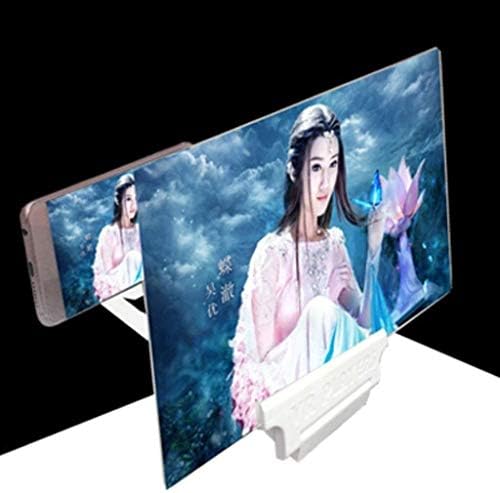 AccDuer Телефонски екран Зголемувач 3Д засилувач на екранот за мобилни телефони, проектор за паметни телефони за гледање филмови
