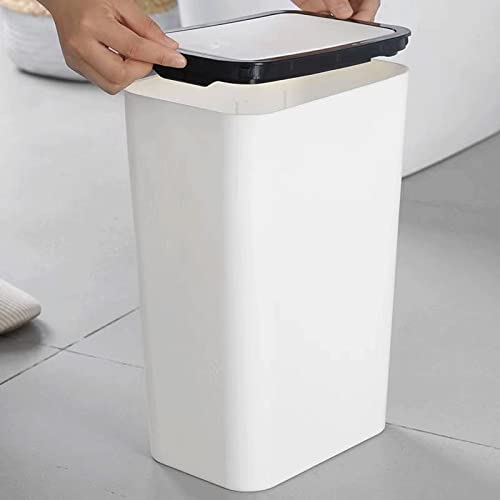 Zukeeljt Trash Can Man Man со капаче дома бања тоалетна дневна соба кујна креативна пукнатина од типот на печатот за отпадоци за хартија