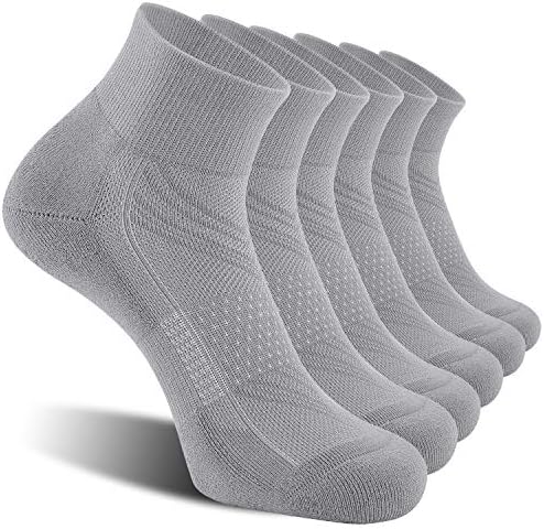 Целерспорт 6 Спакувајте Машки Чорапи За Глуждот Со Перница, Спортски Атлетски Чорапи За Трчање