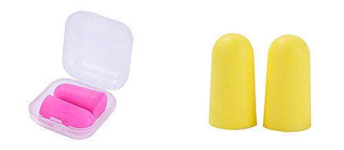 10 парови разновидни приклучоци во боја на меки уши за заштита од пена за намалување на бучавата со пластично складирање за спиење,
