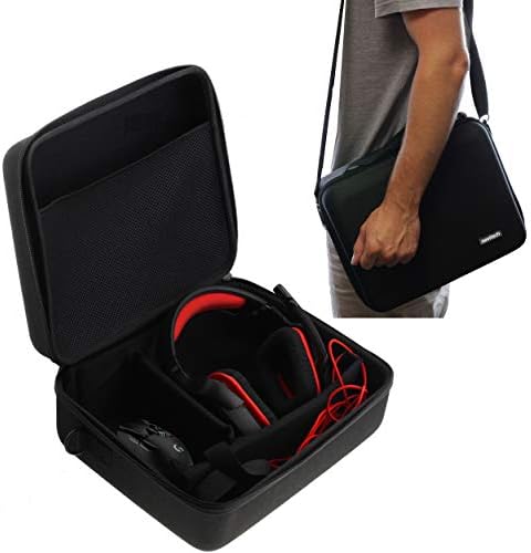 Case Chary Tharde Eva Case Charde EVA, компатибилен со слушалките за игри и слушалките компатибилни со Razer Tiamat 2.2 V2