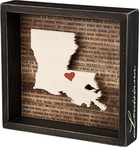 Примитиви од Кети 28233 знак на кутија за скитници во Луизијана, 8,5 x 8
