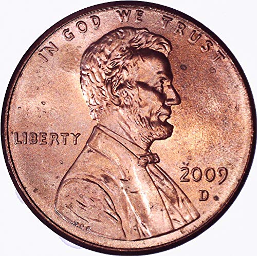 2009 г. Линколн дво-концентричен цент 1С брилијантен нециркулиран