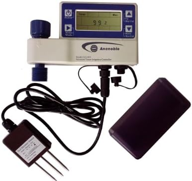 Контролер за наводнување GG-005B GG-005B со сензор за влага напојуван од алкални батерии, 9,5 од 3 од 7-инчи, бело и сино
