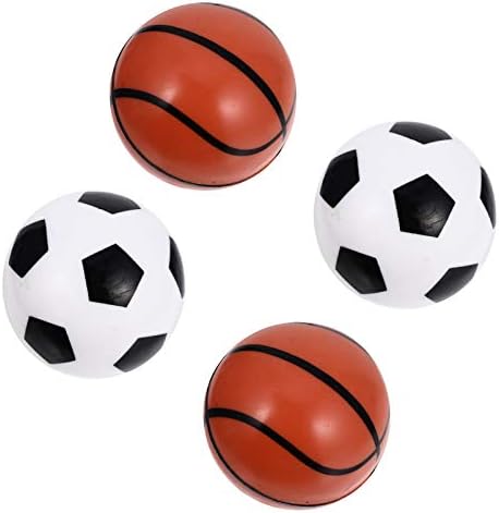 Aboofan 8pcs cm топки мини кошаркарски полнила училишен спортски карневал се релаксираат за мали играчки деца олеснување топка смешна подарок
