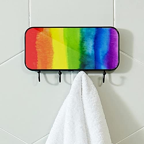 Држач за пешкир за лајти, монтиран за пешкир решетка за бања, бања бањи бањарка облечена облека облека виножито бои шема за бања