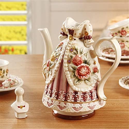 Грет креативен фустан здолниште за кафе сет чај сет кафе-чаша сет американско-англиски керамички цвет попладневен чај сет