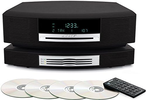 Пакет музички систем Bose Wave со мулти -CD менувач на Bose, Graphite Grey - црна