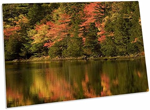 3drose Maine, Acadia np. Есен на езерцето на меурчиња - US20 JWL0062 -. - Мачиња за подлога за биро