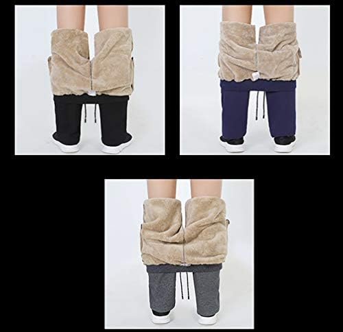 Апрсфн Машките Панталони Обложени Со Шерпа Згуснуваат Топли Атлетски Панталони Спортски Џогер