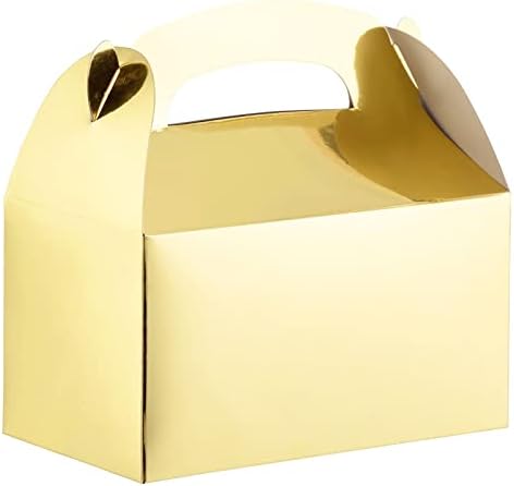 Јувале 24 Пакет Злато Гејбл Третираат Кутии За Свадба, Роденден, Бебе Туш, Мали Кутии За Подароци, Партија Услуги, Подароци, Добрите,