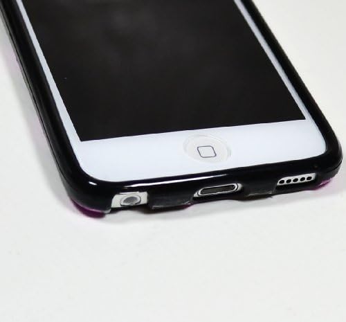 BastexWireless Bastex Black TPU кутија со розови точки од полкови за Apple iPod Touch 5, 5 -та генерација [компатибилен со iPod Touch 6]