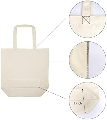 Moho Bag 6 Pack Големо платно торбички за точки Масовно ， 15inchesx16inchesx5inches 8 мл памучни торби за намирници, памук, памук, памук,