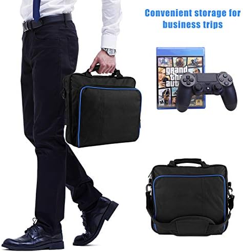 Мултифункционална торба за торбички за носење торба за торбички за торбичка за торбичка одговара за конзолата PlayStation 4 PS4
