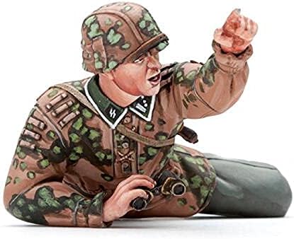 RISJC 1/16 модел на смола лик GK, војници од Втората светска војна лежат на земја за да се сокријат во битка // n2908
