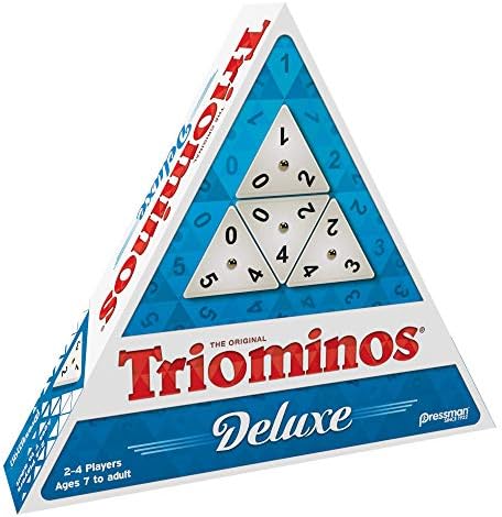 Пресман Три-Оминос-Делукс Издание Триаголни Плочки Со Месинг Спинери