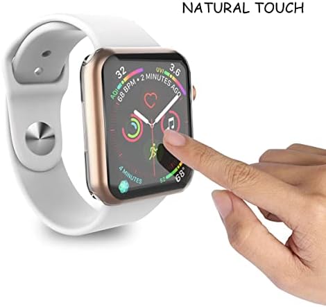 [2-пакет] Julk 41mm случај за Apple Watch Series 8 Series 7 Series Gatege, целосен заштитен случај TPU HD Ultra-Thin Cover for Iwatch, транспарентен