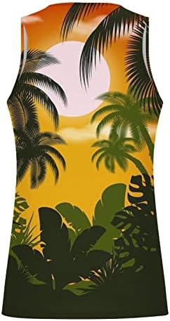 Резервоари за палми на нархбург врвови за мажи ладно печатено графички резервоар без ракави, врвна мускулна кошула за вежбање салата за џогирање