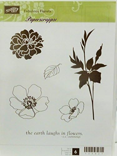 Стампин! Прекрасните цвеќиња чисти монтирање марки Земјата се смее во цвеќиња од 6