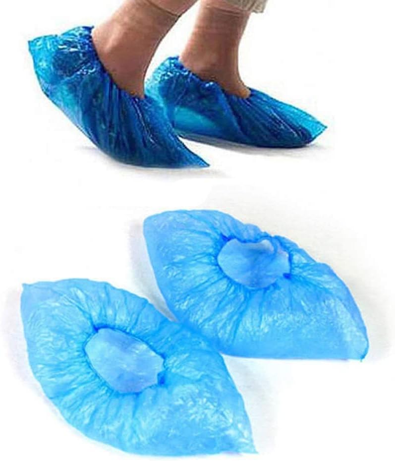 90 парчиња пластични капаци на чевли, за еднократна употреба, ги опфаќа додатоците за дожд чевли умен мода