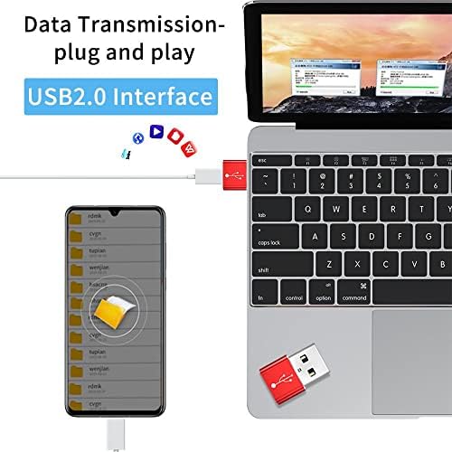 Адаптер за Boxwave Компатибилен со Lenovo Yoga Tab 11-USB-A до C Portchanger, USB Type-C OTG USB-A конвертирање на податоци за полнење-Метални