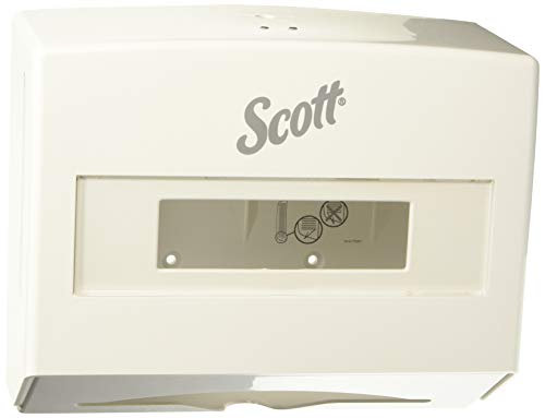 Скот Скотфолд Компактен диспензерот за хартиени крпи, мал диспензерот за крпи, бело